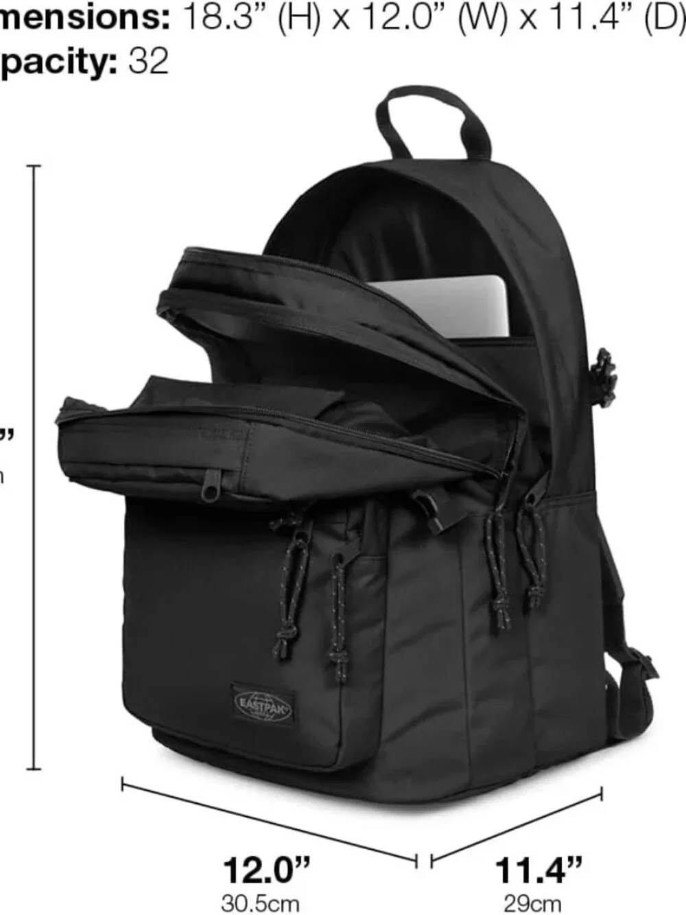 Eastpak Double Pro Backpack in Sunday Grey/NWT